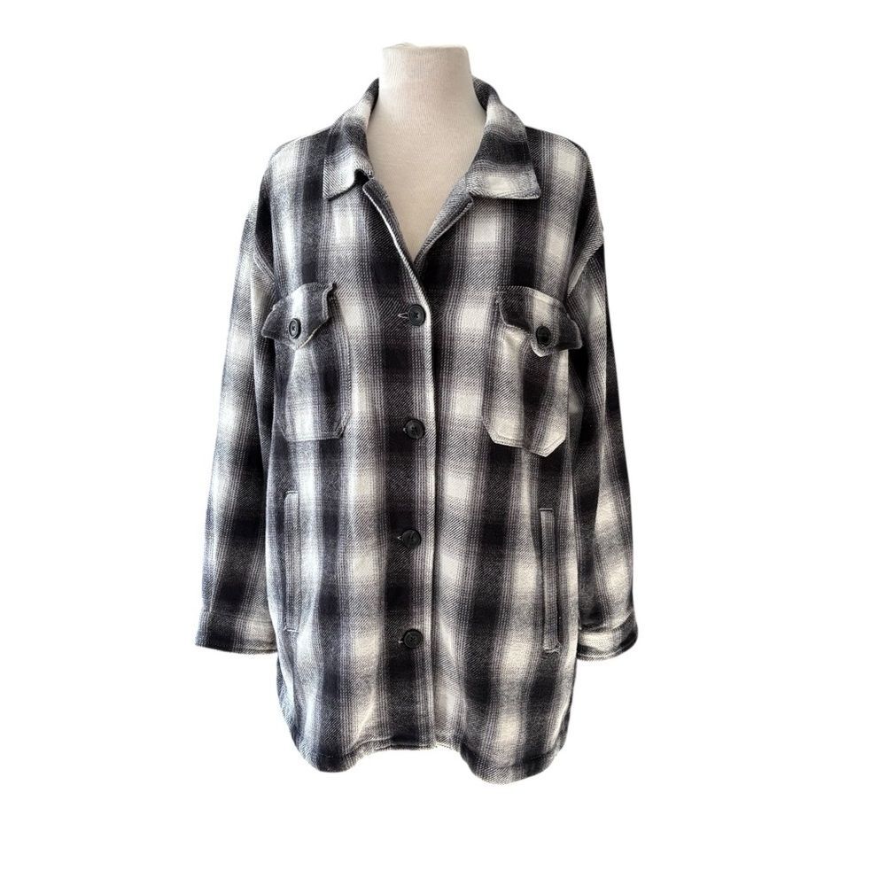 Lucky Brand Plaid Women’s Shacket Soft Warm Cozy Comfy